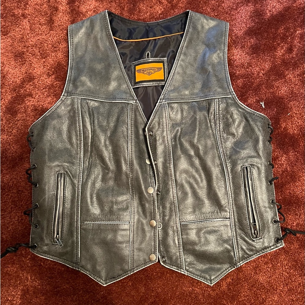Women’s Leather Vest